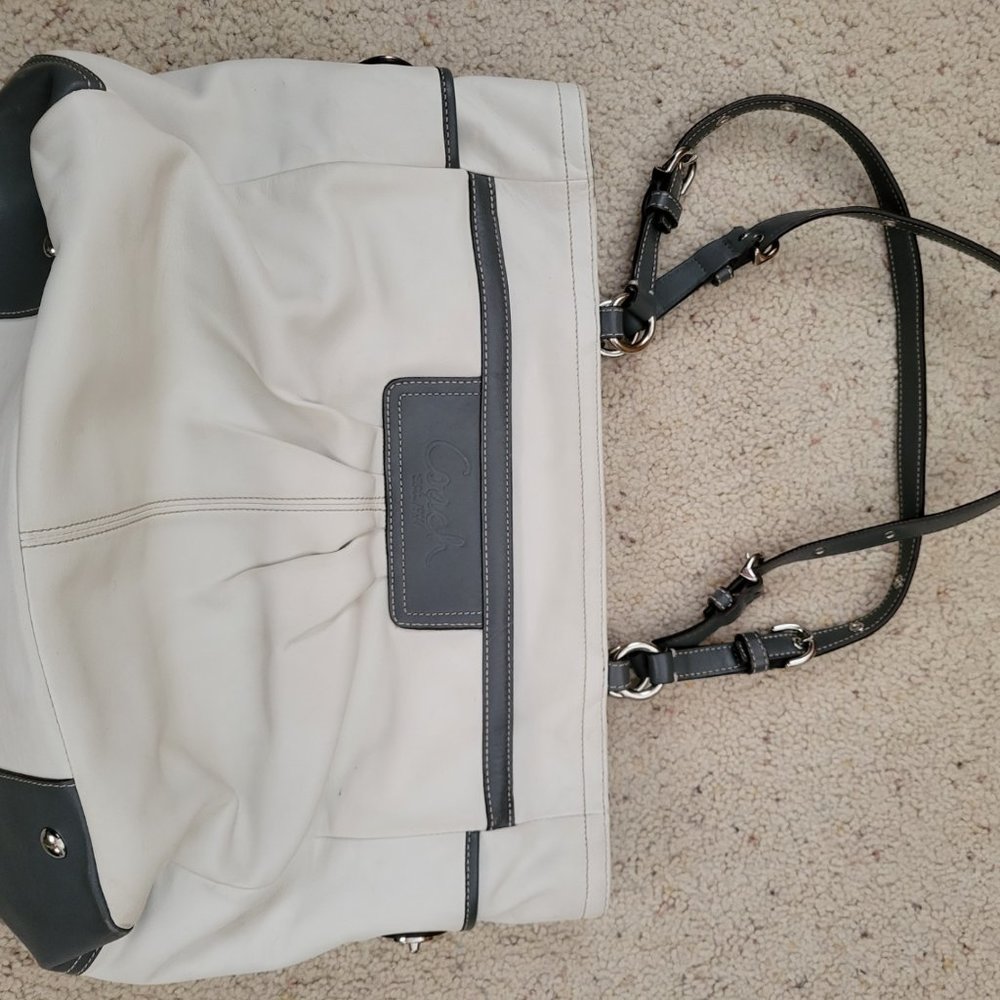 COACH White Purse